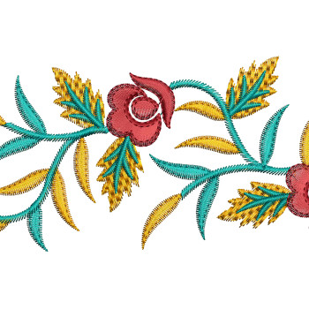 Machine Embroidery Flower Lace