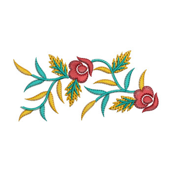 Machine Embroidery Flower Lace