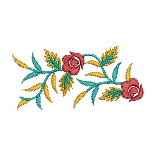 Machine Embroidery Flower Lace