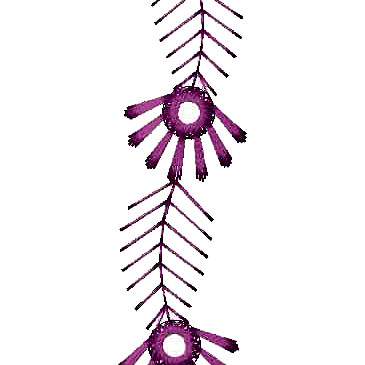 Mirror work Lace Embroidery Design 25876