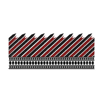 Native American Bead Border Embroidery