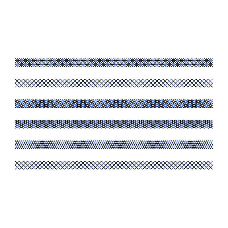 Pack Of 6 Cross Stitch Embroidery