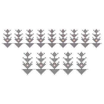 Palestinian Cross Stitch Embroidery Design