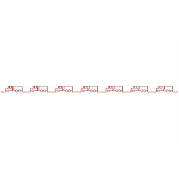 Red Truck Embroidery Design