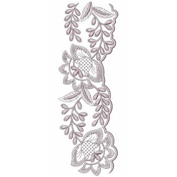 Rose Lace Embroidery Design  26223