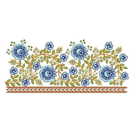 Russian Floral Pattern Embroidery