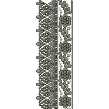 Saree Border Embroidery Design 25443