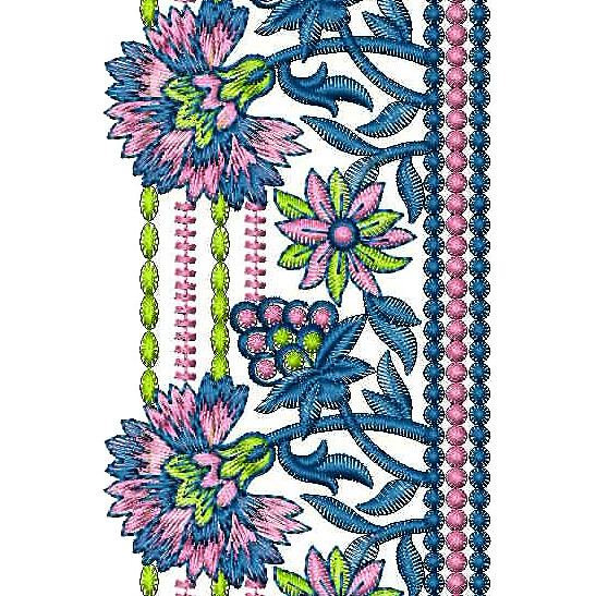 Saree Lace Embroidery Design 26148