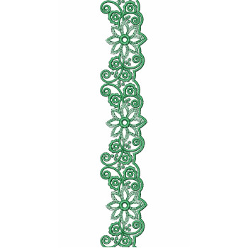 Scarf Embroidery Design 25650