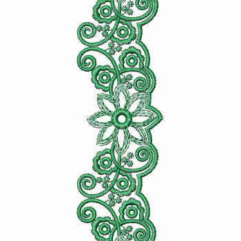 Scarf Embroidery Design 25650