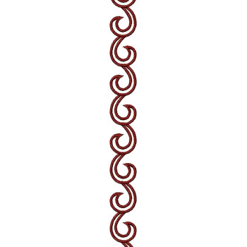 Scarf Lace Embroidery Design 25128