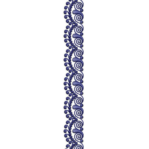 Scarf Lace Embroidery Design 25332