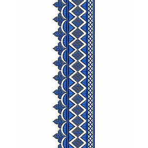 Simple Cliparts Lace Border Embroidery Design 24740