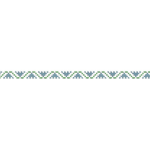 Simple Cross Stitch Embroidery Pattern