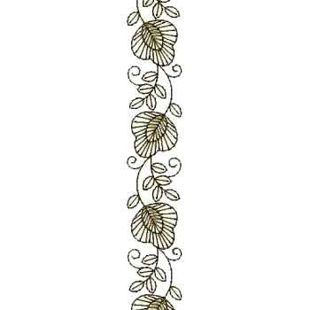 Simple Line Lace Embroidery 25452