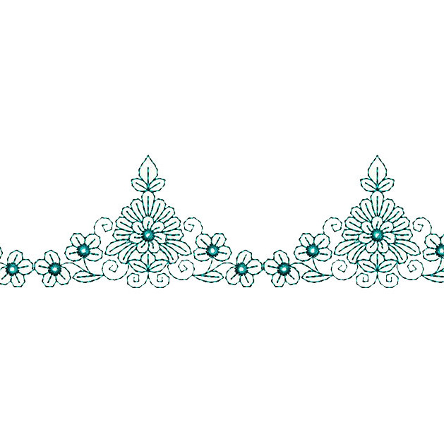 Simple Running Stitch Design