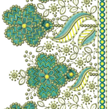 Simple Saree Border Designs For Embroidery 26245