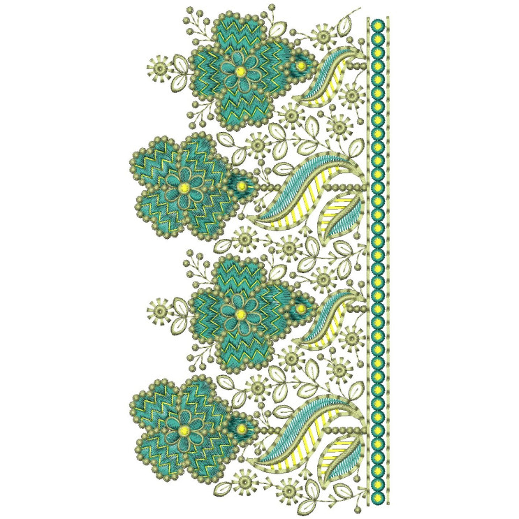 Simple Saree Border Designs For Embroidery 26245