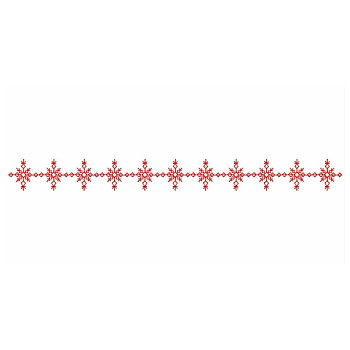 Simple Snowflake Embroidery