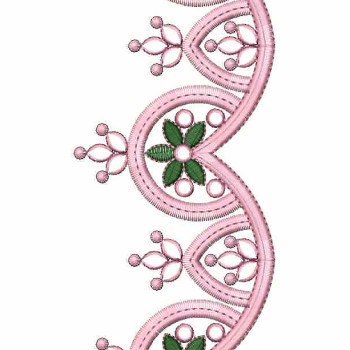 Small Buti Lace Designs 25543