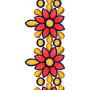 Small Floral Bucket Lace Embroidery Design 24634