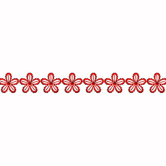 Small Floral Embroidery Lace