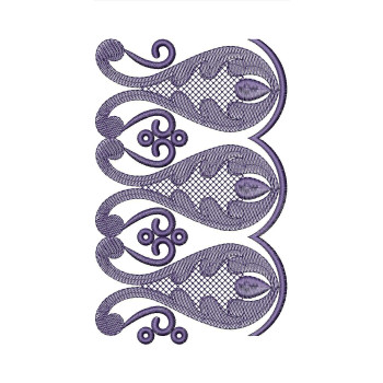 Stylist Cut Work Embroidery Design 25199