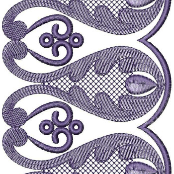 Stylist Cut Work Embroidery Design 25199