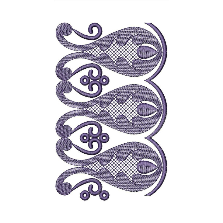 Stylist Cut Work Embroidery Design 25199