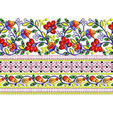 Tiny Flowers With Sequins Embroidery