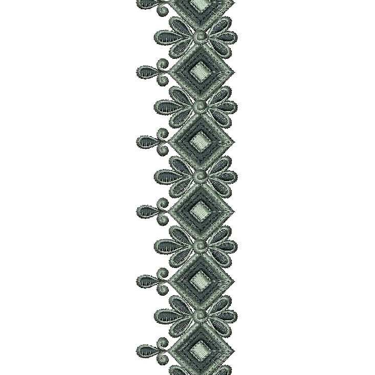 Towels Border Embroidery Design 25045