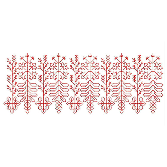Traditional Romanian Embroidery Pattern