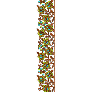 Trendy Flower Lace Design 26145