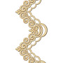 Trim Lace Embroidery Design 25180