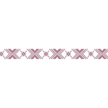 Ukrainian Ethnic Style Cross Stitch Embroidery Design