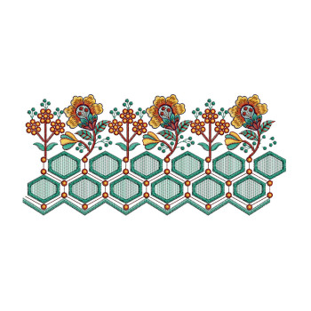 Ukrainian Folk Embroidery Pattern