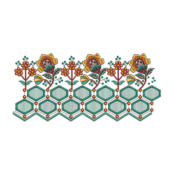 Ukrainian Folk Embroidery Pattern