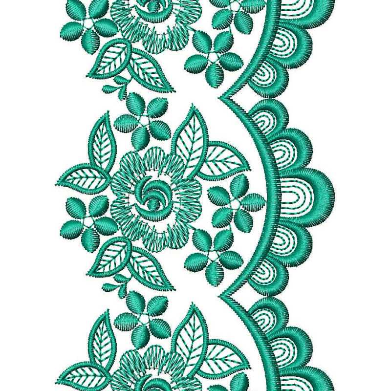 Venice Style Lace Embroidery Design 24908