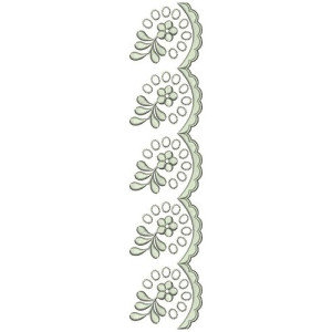 Venice lace Embroidery Design DST 25614