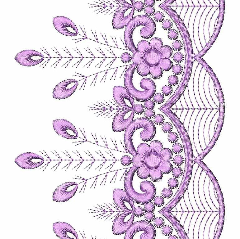 Venise Lace Embroidery Design 26225