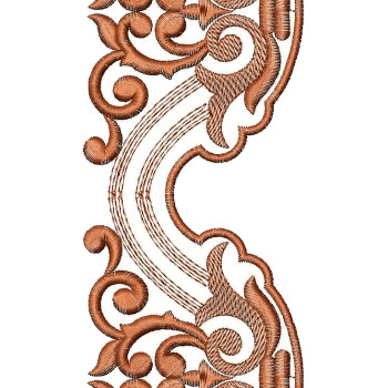 Women Dress Cut Work Embroidery Design 25198