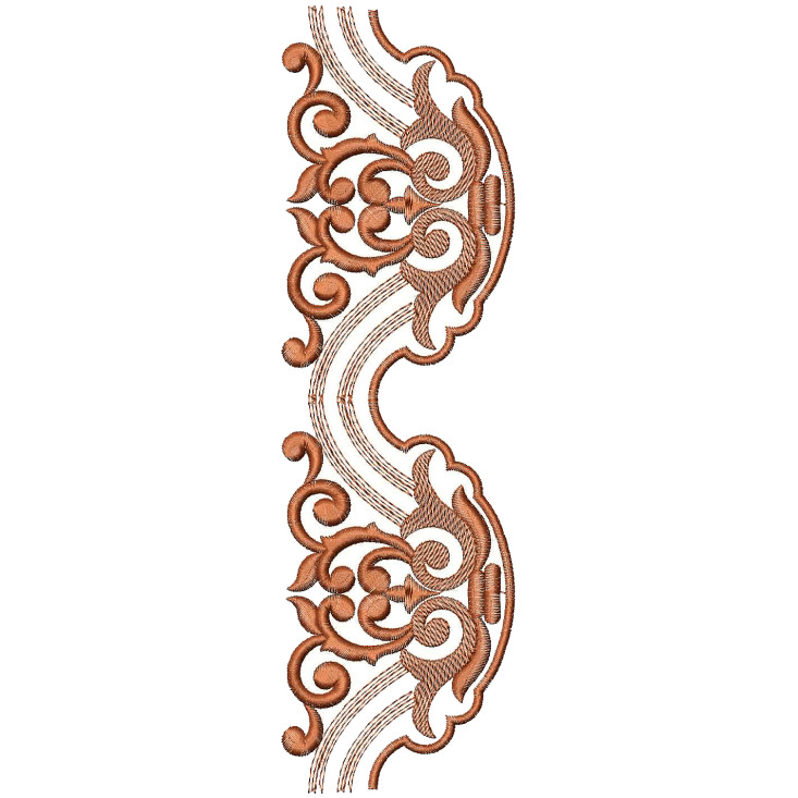 Women Dress Cut Work Embroidery Design 25198