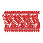 Authentic Assamese Gamosa Border Embroidery