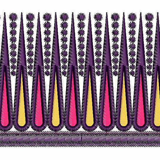 Border Embroidery Designs For Suits