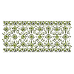 Boring Embroidery Border