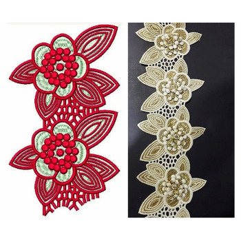 Creative Freestanding Embroidery Design 21116