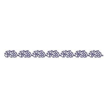  Color Daisy Floral Border - 12mm x 165mm