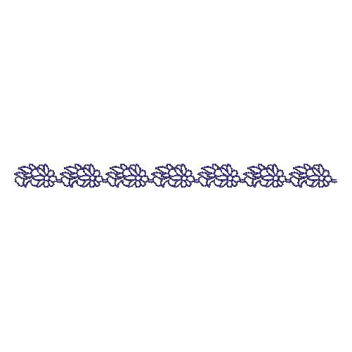  Color Daisy Floral Border - 12mm x 165mm