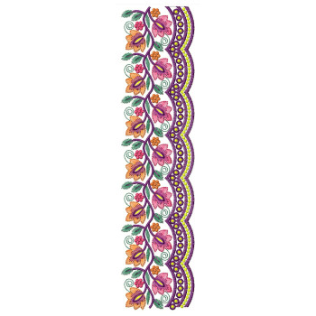 Embroidery Cut Work Lace 26451