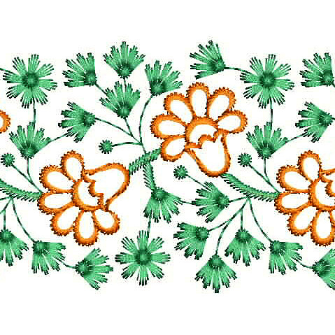 Embroidery Lace Border Designs 26470